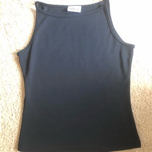 Black high neck vintage tank top 90s Medium halter